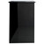  Desk High Gloss Black Engineered Wood 39.4 x 19.7 x 29.9 in Desk A949-801087