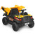 12V Battery Kids Ride On Dump Truck with Electric Bucket and Dump Bed-Yellow - Color: Yellow D681-TY327741YW