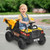 12V Battery Kids Ride On Dump Truck with Electric Bucket and Dump Bed-Yellow - Color: Yellow D681-TY327741YW
