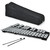 27 Note Glockenspiel Xylophone with 2 Rubber Mallets - Color: Black & White D681-MU10044