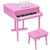 Musical Instrument Toy 30-Key Children Mini Grand Piano with Bench-Pink - Color: Pink D681-TY322017PI