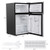 Costway Refrigerator Small Freezer Cooler Fridge Compact 3.2 cu ft. Unit Grey B593-WalmartEP22672GR