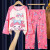 Color: Pink, Kid Size: 18m - 2pcs/set New Children Pyjamas Minnie Elsa Duck Cartoon Girls Sets Kid  F640-12000038899642450