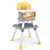 6-in-1 Convertible Baby High Chair with Adjustable Removable Tray-Gray B593-AD10030