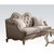 62" Beige And Brown Linen Loveseat and Toss Pillows N270-515747