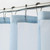 Light Blue Sheer and Grid Shower Curtain and Liner Set N270-399760