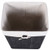 Rectangle Bamboo Hamper Laundry Basket Washing Cloth Bin Storage Bag Lid 3 color-Black B593-HW67642