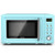 700W Retro Countertop Microwave Oven with 5 Micro Power and Auto Cooking Function-Green - Color: Gr D681-EP23853GN