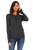 Women's Lace Up Long Sleeve Top T396-MMT726-CHR-S