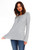 Women's Lace Up Long Sleeve Top T396-MMT726-CHR-S