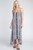 Women's Snakeskin Print Maxi Tank Dress T396-MMD4169-BLK-S