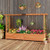 Raised Garden Bed Planter Box with Lattice Trellis Drainage Holes - Color: Orange D681-GT4111OR