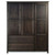 Espresso Wood Finish Bedroom Wardrobe Armoire Cabinet Closet Q280-SAWCB48198715