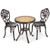 3-Piece All-Weather Cast Aluminum Patio Bistro Set-Copper B593-NP10575
