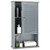 Bathroom Wall Mount Storage Cabinet Single Door with Height Adjustable Shelf-Gray - Color: Gray D681-BA7597GR