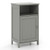 Bathroom Freestanding  Adjustable Shelf Floor Storage Cabinet-Gray - Color: Gray D681-HW59319GR