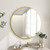 Round 24-inch Circular Bathroom Wall Mirror with Gold Frame Q280-GSFRMBVM495281736