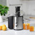 2 Speed Electric Juice Press for Fruit and Vegetable - Color: Silver D681-EP23782