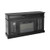 Fireplace TV Stand for TVs Up to 65 Inch with Side Cabinets and Remote Control-Black - Color: Black D681-FP10106US-DK