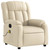Electric Massage Recliner Chair Cream Fabric A949-3206261