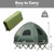 5-in-1 2-Person Foldable Outdoor Camping Tent Cot with Air Mattress and Sleeping Bag B593-NP10950