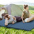 Indoor outdoor Sleeping mat with High density foam Cushion and Carrying Bag-Navy - Color: Navy D681-NP11816NY