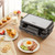 3-in-1 1082W Sandwich Maker with Removable Non-Stick Plates-Black B593-ES10371US