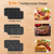 3-in-1 1082W Sandwich Maker with Removable Non-Stick Plates-Black B593-ES10371US