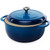 6 Quart Large Blue Enamel Cast-Iron Dutch Oven Kitchen Cookware Q280-BLRQ8900