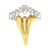 10K Yellow Gold Plated .925 Sterling Silver Diamond Cocktail Ring (1 1/2 Cttw, J-K Color, I1-I2 Cla N162-016054R600