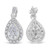 10k White Gold Round Cut Diamond Earrings (0.75 cttw, H-I Color, I1-I2 Clarity) N162-71-3839WDM