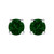 14K White Gold 1 1/2 Cttw Lab Grown Green Diamond Classic Solitaire Stud Earrings N162-74-5388WLG