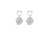 14K White Gold 1 1/4 cttw Round Cut Diamond Earrings (H-I, I1-I2) N162-74-4664WDM