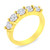 14K Yellow Gold Plated .925 Sterling Silver 1 1/2 Cttw Shared Prong Set Brilliant Round-Cut Diamond N162-018773R600