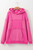 Pitaya Pink Mineral Wash Terry Patchwork Drawstring Hoodie T543-8797490905330