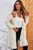Beige Contrast Flap Pocket Single Breasted Teddy Coat T543-8793090621682