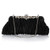 Luxurious Folding Cloth Design Evening/ Wedding Party Handbag - Black A392-fhbg0078
