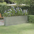 Garden Raised Bed Silver Powder-coated steel Large Durable A949-318902