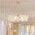 French Modern Style Home Light Wholesale Pearl Decorated Luxury Crystal Chandelier A392-flig0117