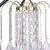 27" Black and Gold Metal Faux Crystal Chandelier Table Lamp N270-468574