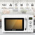 0.9 Cu.ft Retro Countertop Compact Microwave Oven-White - Color: White D681-ES10051WH