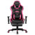 Massage Gaming Chair with Footrest-Pink B593-HW66330