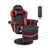 Massage Video Gaming Recliner Chair with Adjustable Height-Gray B593-CB10538