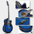 Glarry GMB101 4 string Electric Acoustic Bass Guitar w/ 4-Band Equalizer EQ-7545R Blue T575-S0671282962