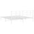  Metal Bed Frame without Mattress with Headboard White 76"x79.9 A949-355616