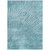 10' X 14' Teal Abstract Washable Non Skid Indoor Outdoor Area Rug N270-562010