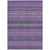 8' X 10' Purple Striped Washable Non Skid Indoor Outdoor Area Rug N270-560777