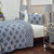 Indigo Queen 100% Cotton 300 Thread Count Machine Washable Down Alternative Comforter N270-479841