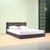 Full size Farmhouse Wood Industrial Low Profile Platform Bed Frame Q280-FULLZB88