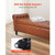 Button-Tufted Storage Ottoman Bench, Rolled Arm PU Leather Bench with Solid Wood Legs, Modern Shoe  E415-PZWSZYXTK617STHDO001V0